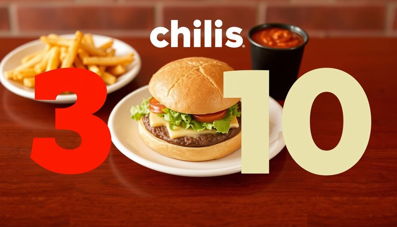 Chili's Menu Prices 3 for $10