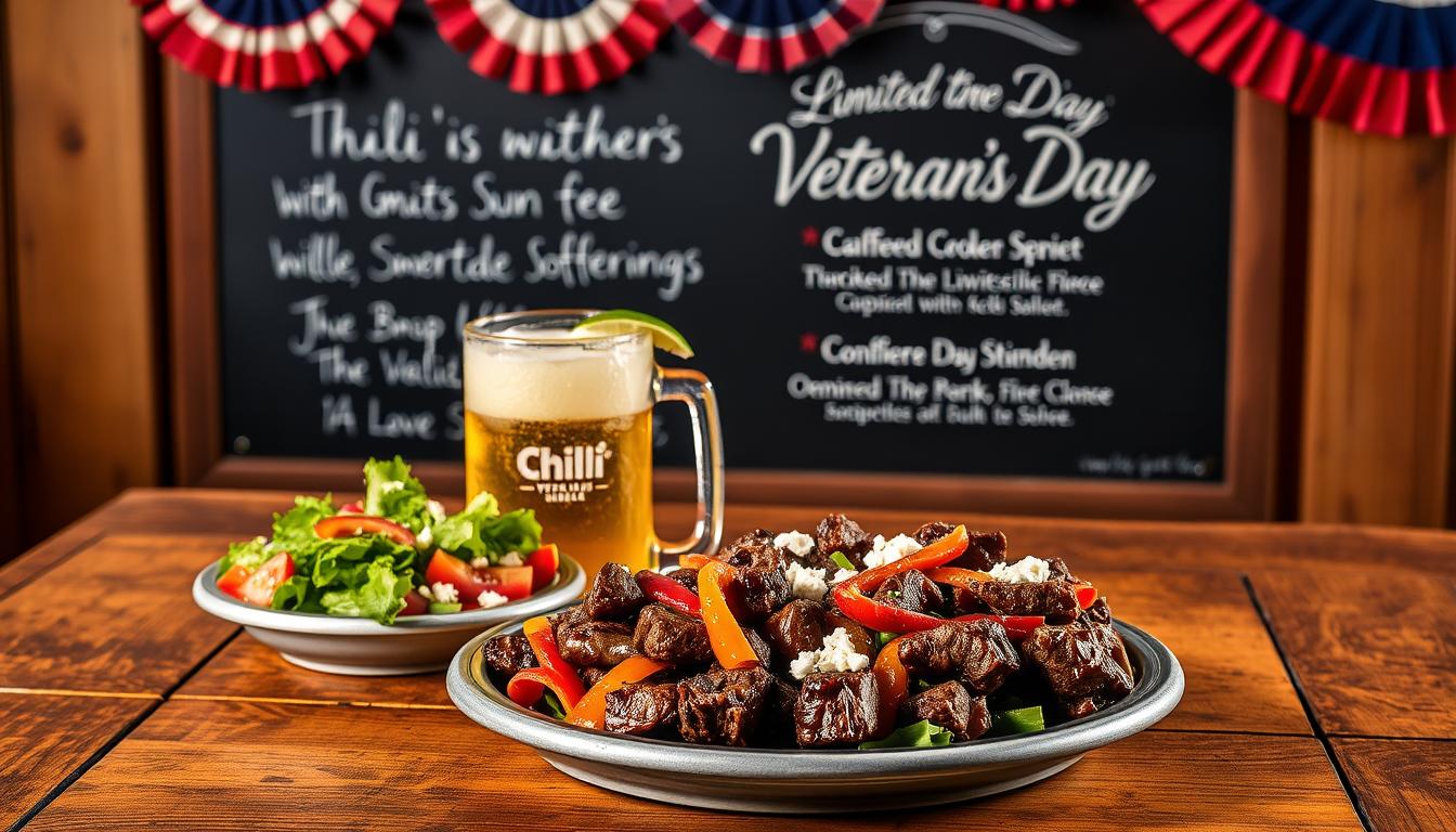Chili's Veterans Day Menu