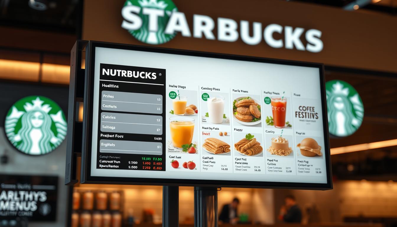 starbucks nutrition menu