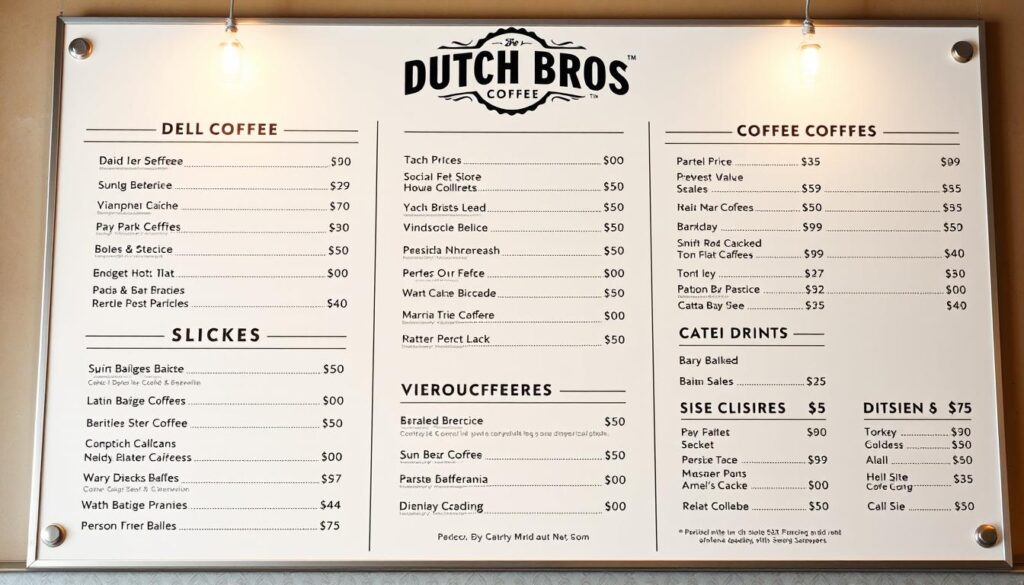 Dutch Bros Menu Prices Breakdown