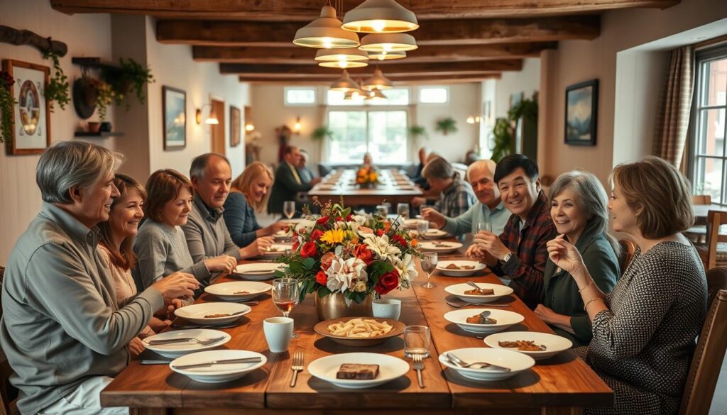 Family-Style Catering Group Dining