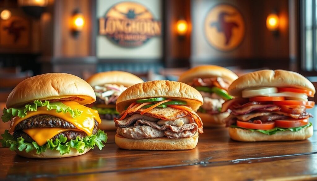 Longhorn Steakhouse Sandwich Selection