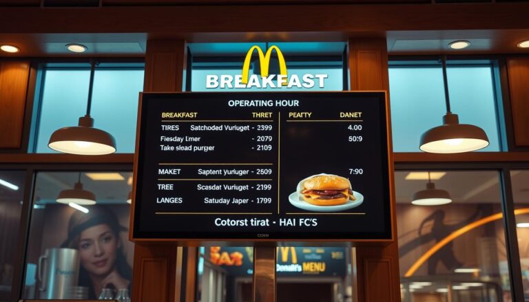 McDonald's Breakfast Menu Hours