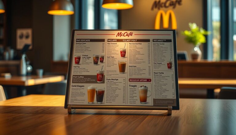 McDonald's Coffee Menu