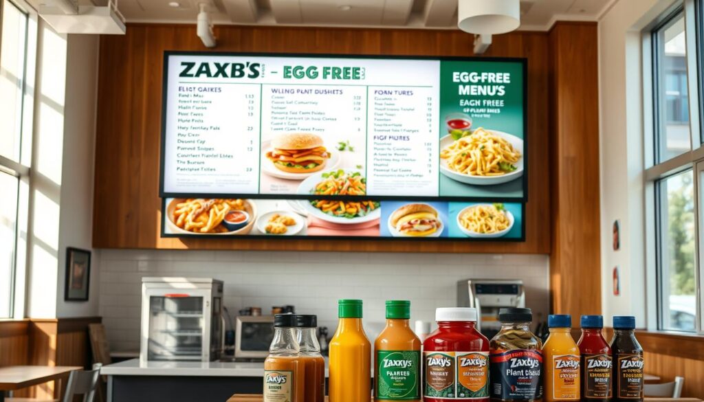 Zaxby's Egg-Free Menu Options