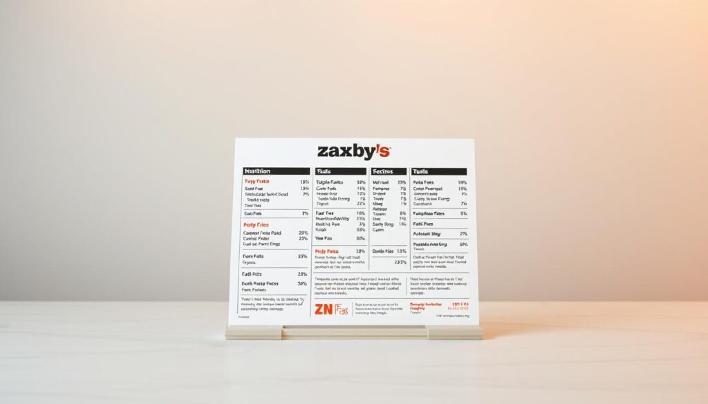 Zaxby's Salad Nutrition Information