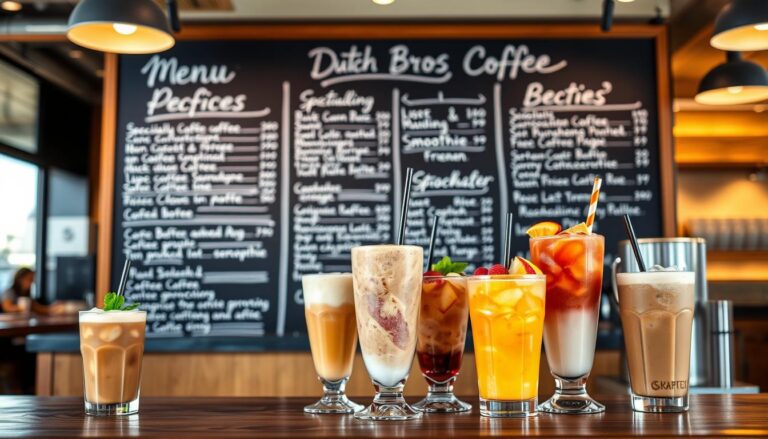 dutch bros coffee menu