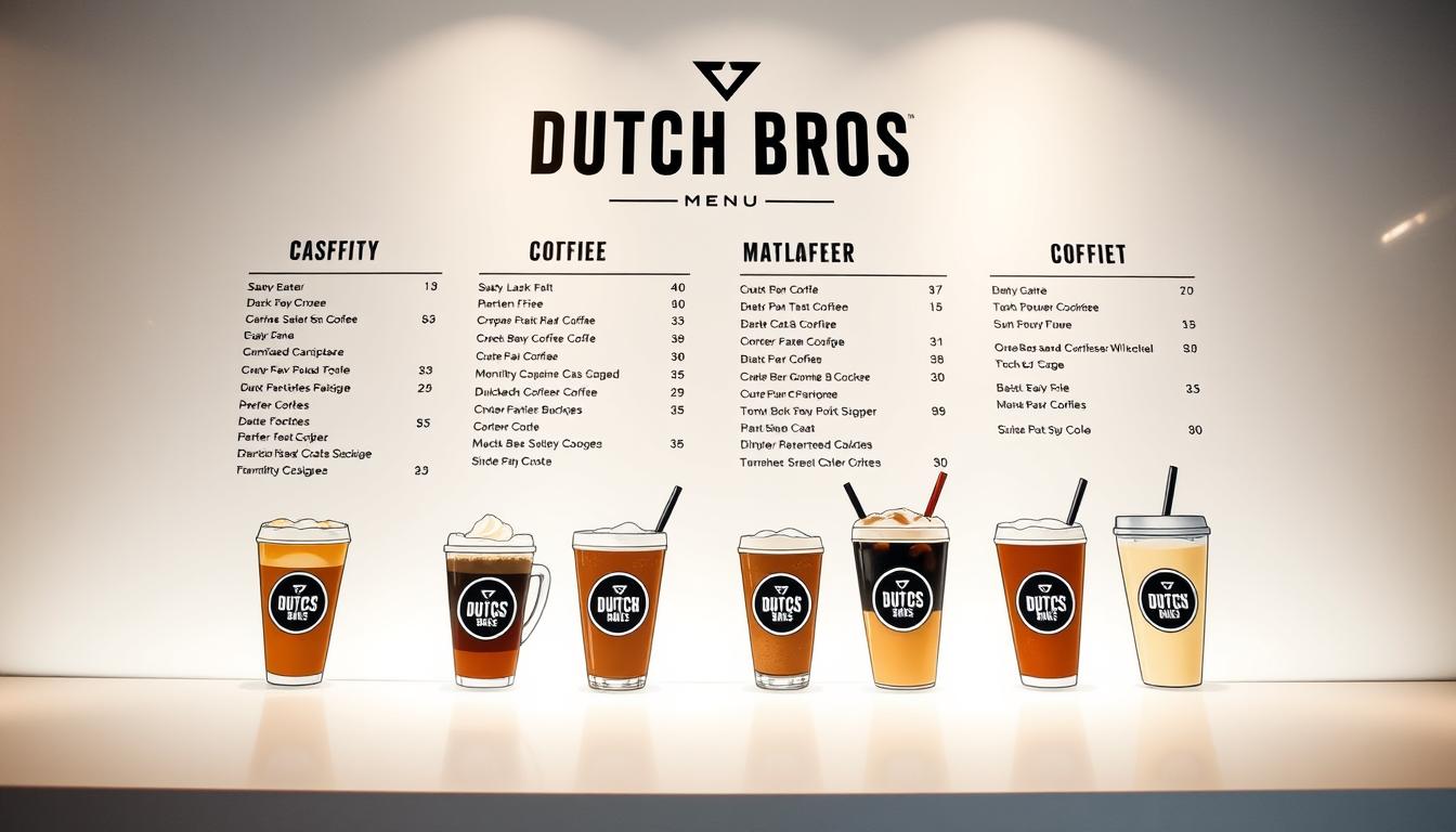 dutch bros nutrition menu