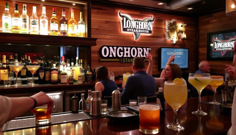 longhorn steakhouse drink menu