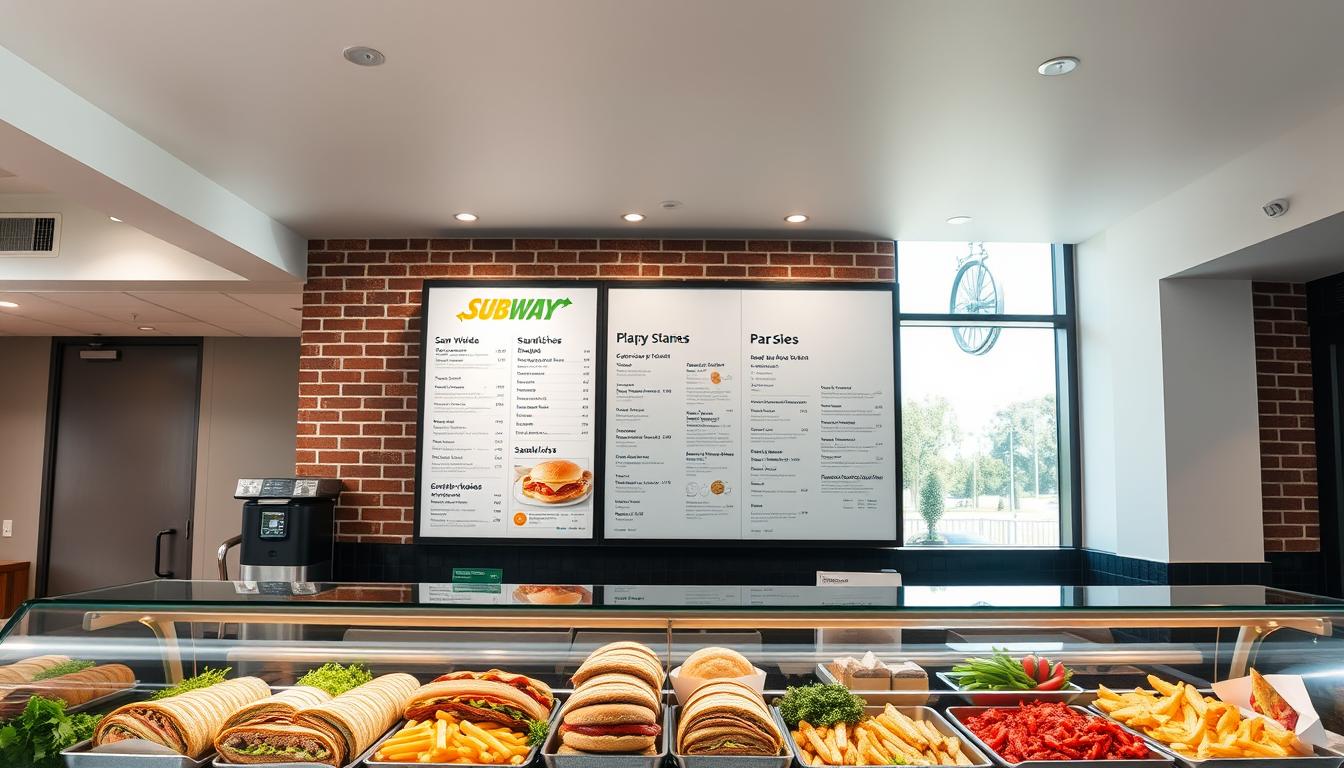 subway full menu