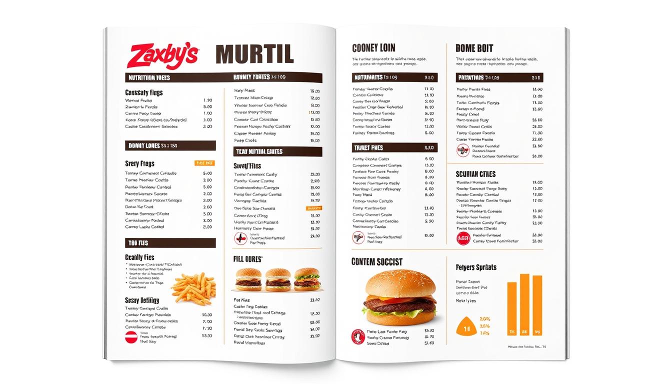 zaxby's menu and calories