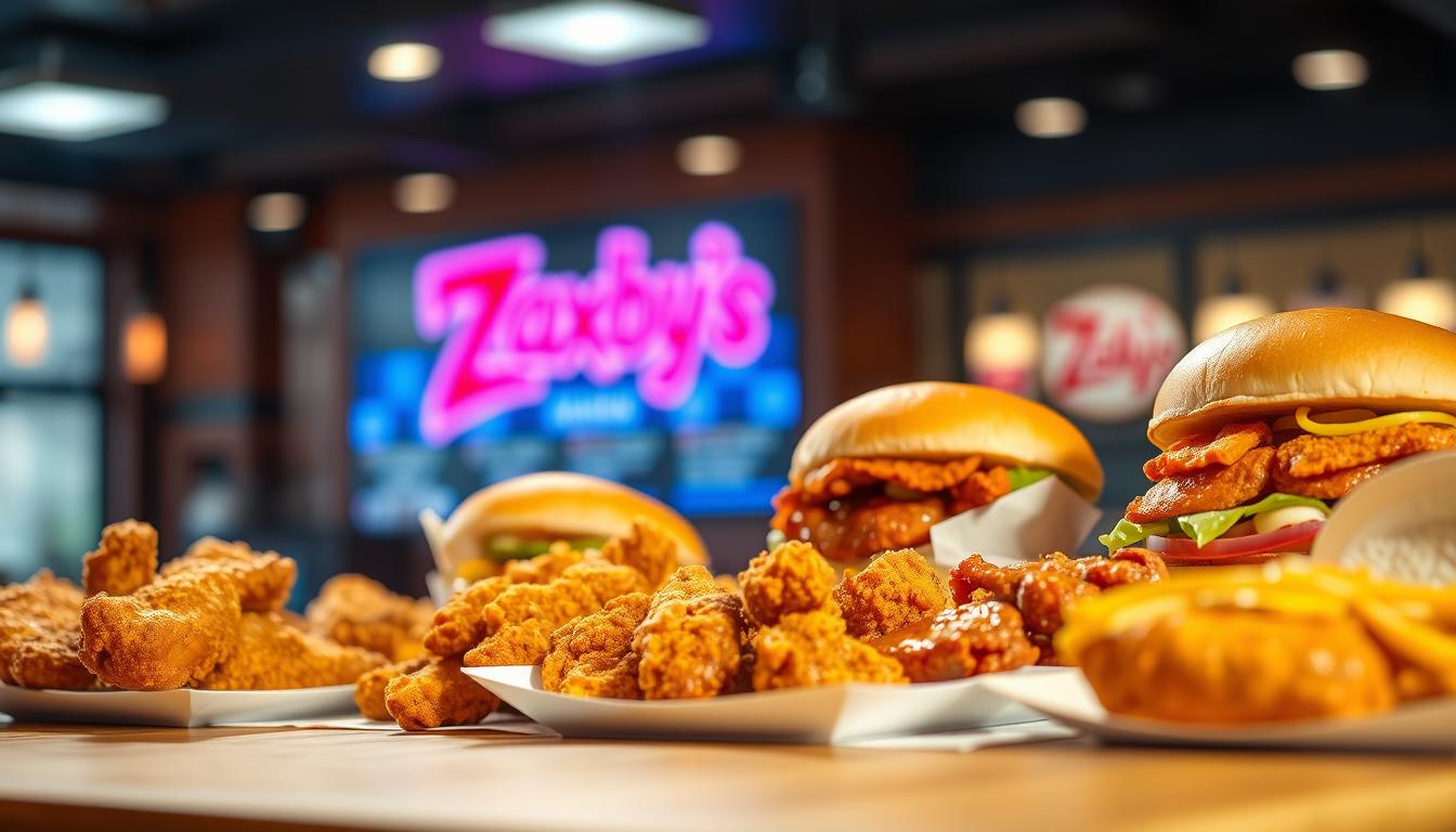 zaxby's menu