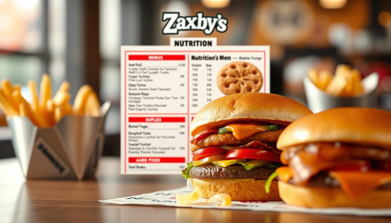 zaxby's nutrition menu